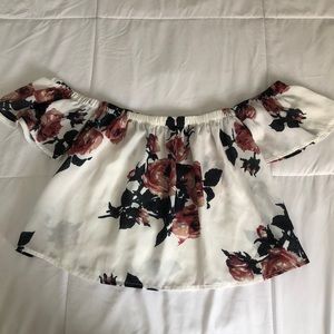 Flower crop top